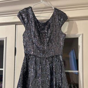 Sequence knee length dress